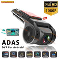 1080P USB Dash Camera with ADAS Alerts for Android Head Units-NO Card