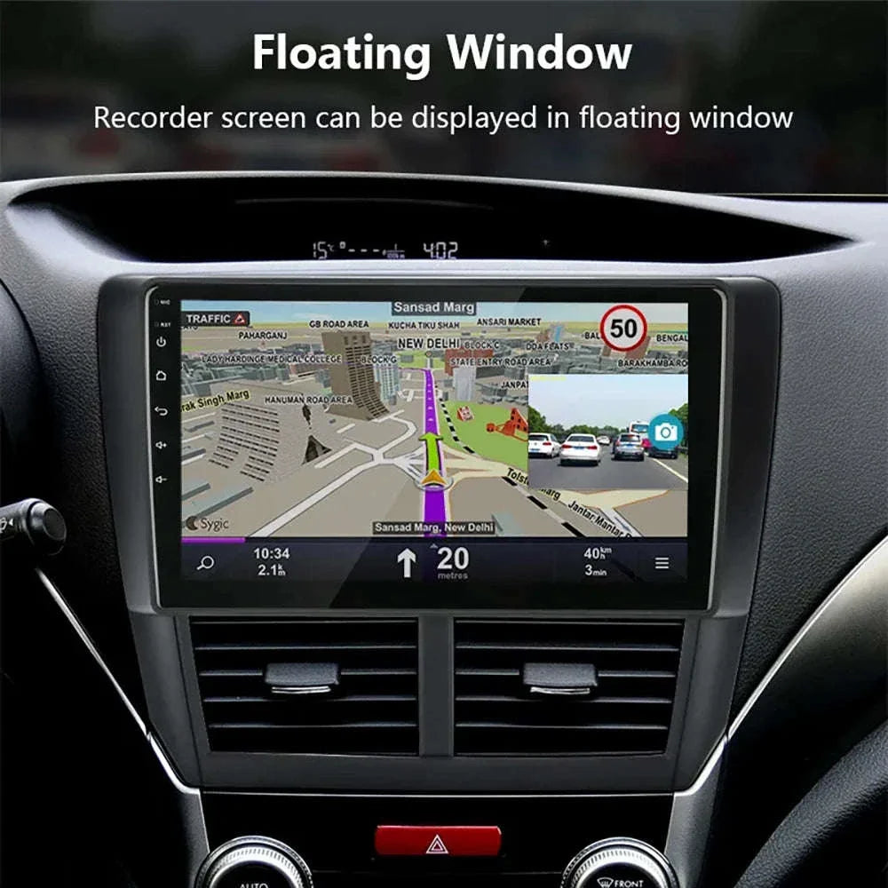 1080P USB Dash Camera with ADAS Alerts for Android Head Units