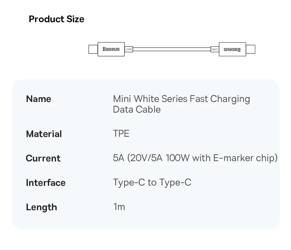 65W GaN Fast Charger with Dual USB-C & USB Ports for Laptop Phone