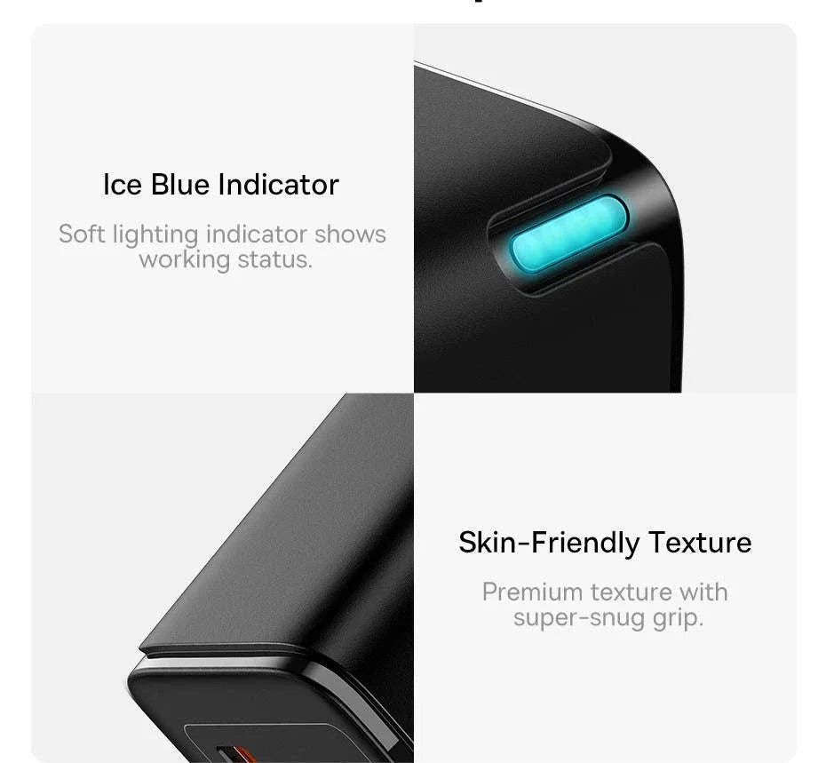 65W GaN Fast Charger with Dual USB-C & USB Ports for Laptop Phone
