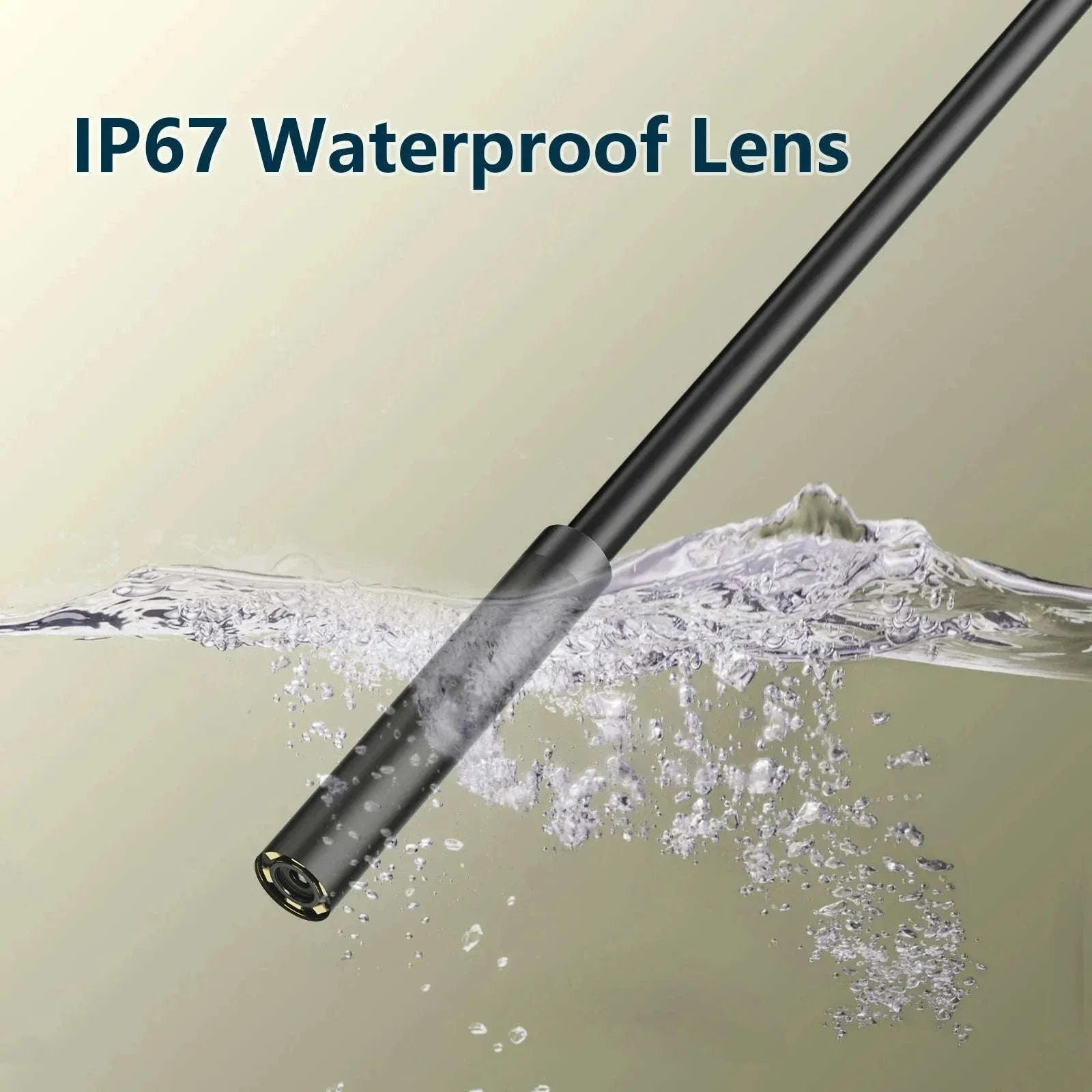 7mm USB-C Endoscope Camera IP67 Waterproof with LED for Android & PC