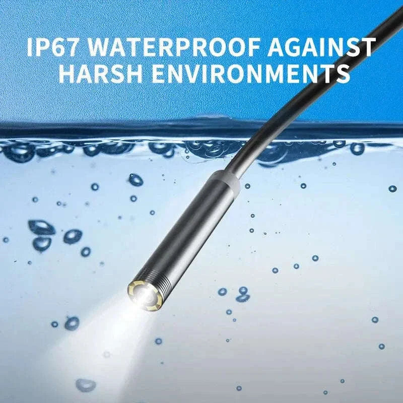 7mm USB-C Endoscope Camera IP67 Waterproof with LED for Android & PC