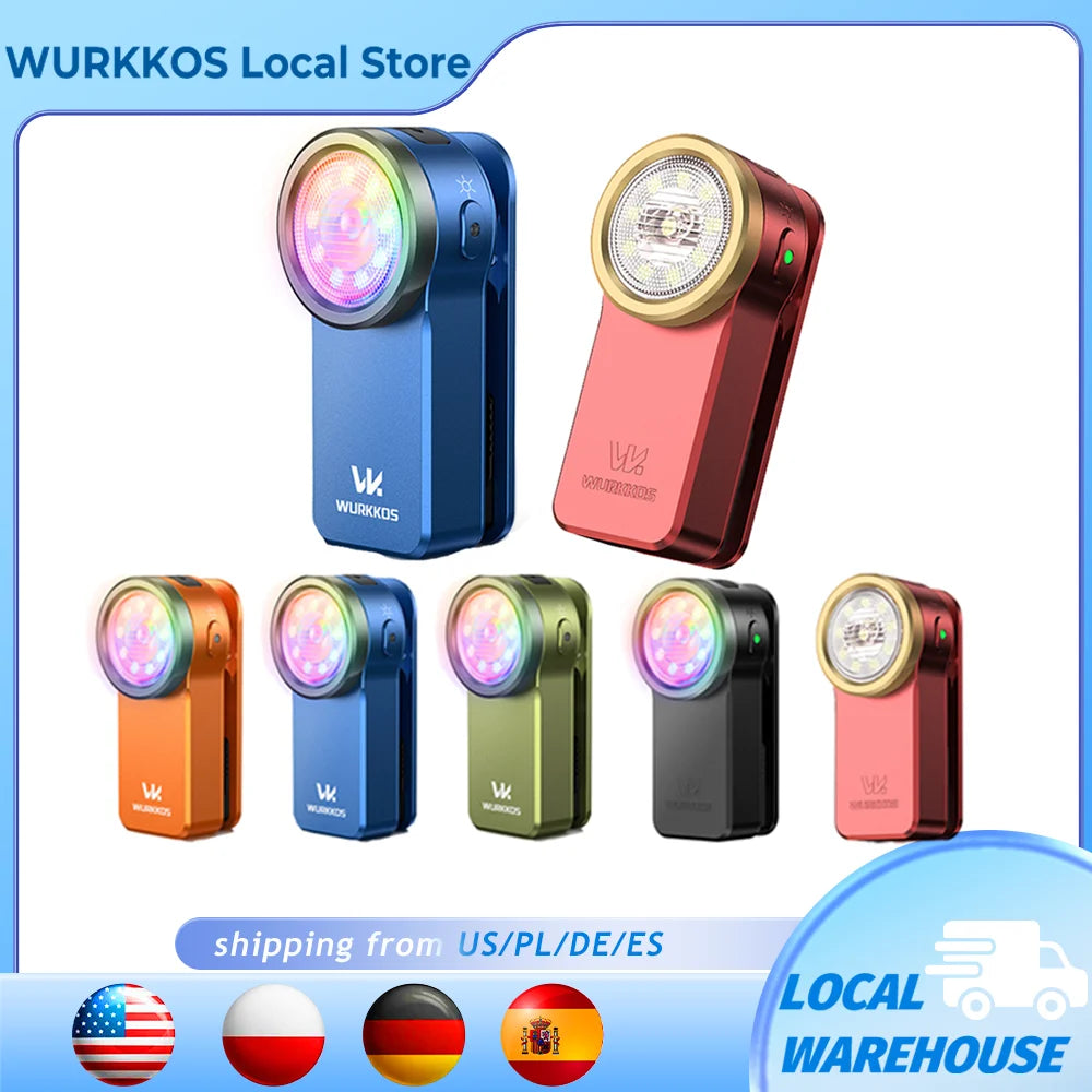 Wurkkos HD03 680LM USB-C Rechargeable Clip Flashlight with Magnet