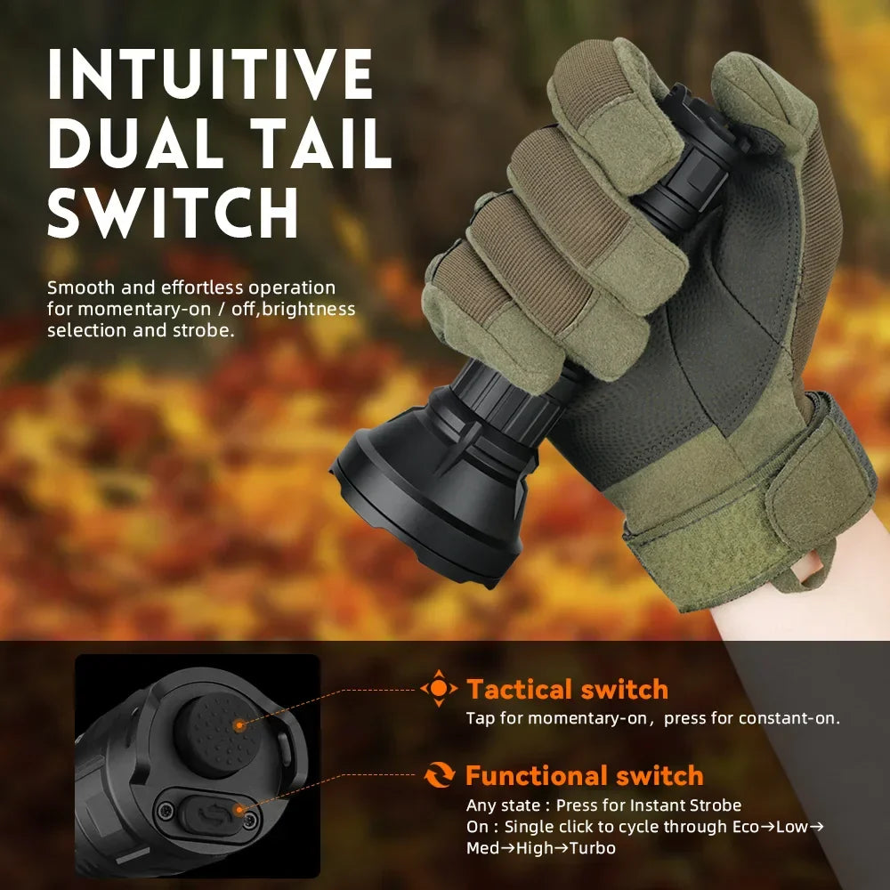 Sofirn SF26 2000 Lumen Tactical Flashlight USB-C Rechargeable