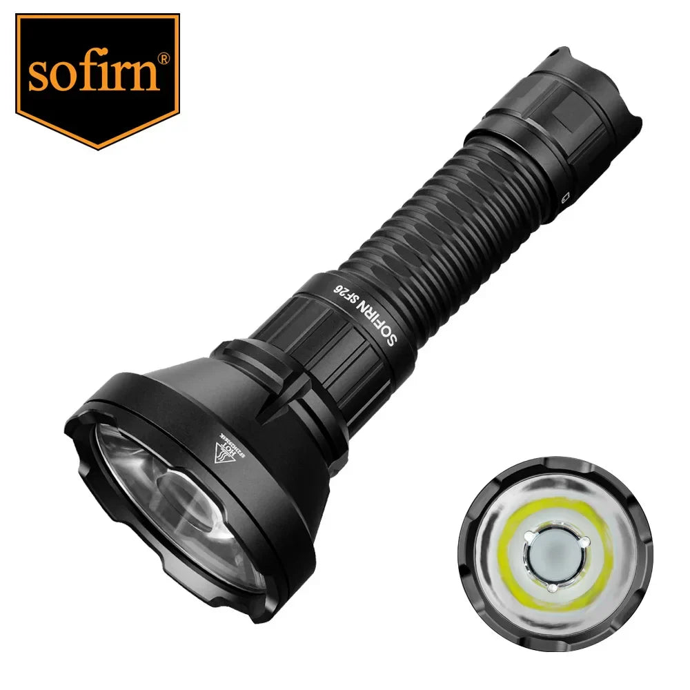 Sofirn SF26 2000 Lumen Tactical Flashlight USB-C Rechargeable