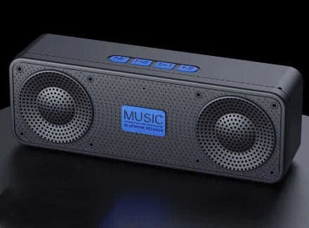 Bluetooth 5.0 Portable Wireless Speaker with FM Radio & USB Playback-black / Other / Other|Speaker