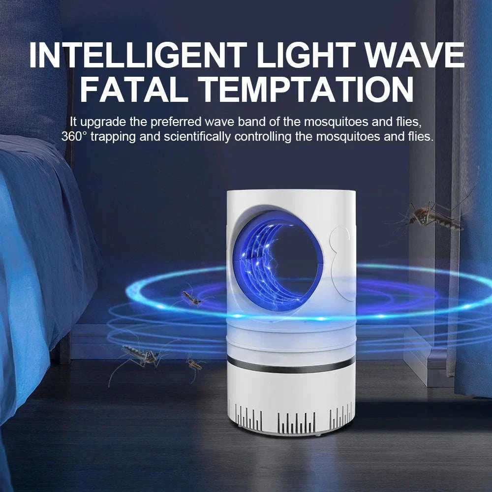 Electric Fly and Mosquito Killer LED Light Trap with USB Power
