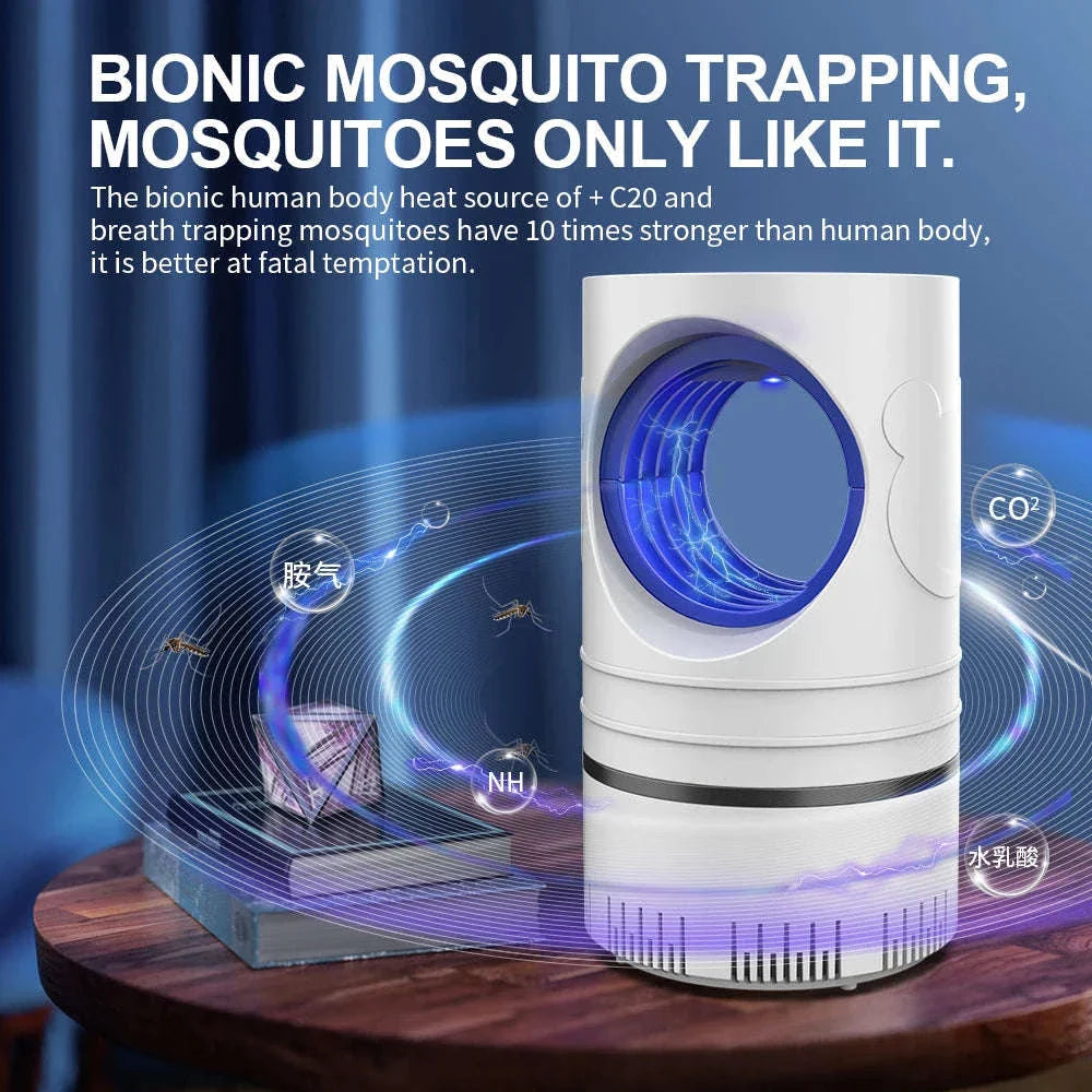 Electric Fly and Mosquito Killer LED Light Trap with USB Power