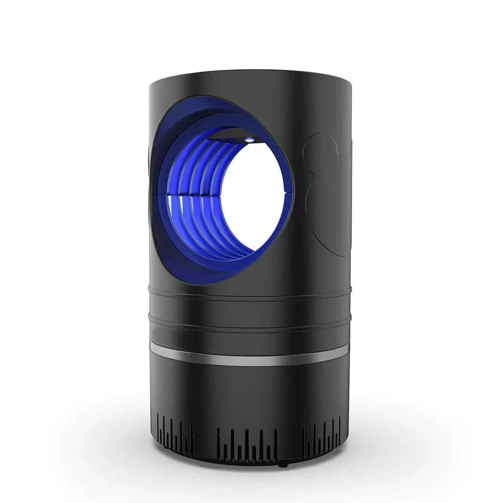 Electric Fly and Mosquito Killer LED Light Trap with USB Power-black