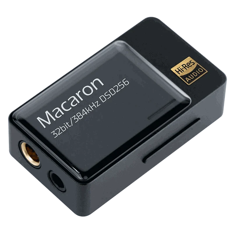 iBasso Jr Macaron Portable USB DAC Amp with 4.4mm & 3.5mm Output-Macaron (Black)