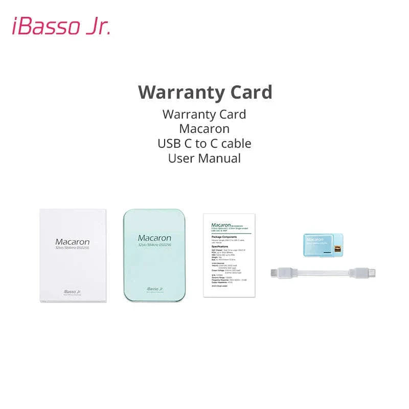 iBasso Jr Macaron Portable USB DAC Amp with 4.4mm & 3.5mm Output