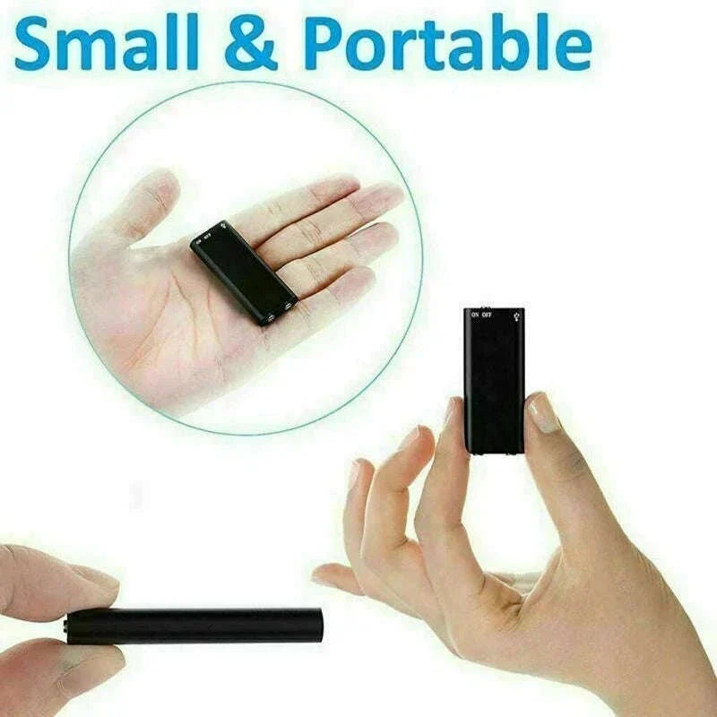 Mini Voice Activated Recorder Q63 USB Audio Recorder 18h Recording
