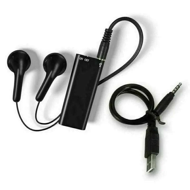 Mini Voice Activated Recorder Q63 USB Audio Recorder 18h Recording