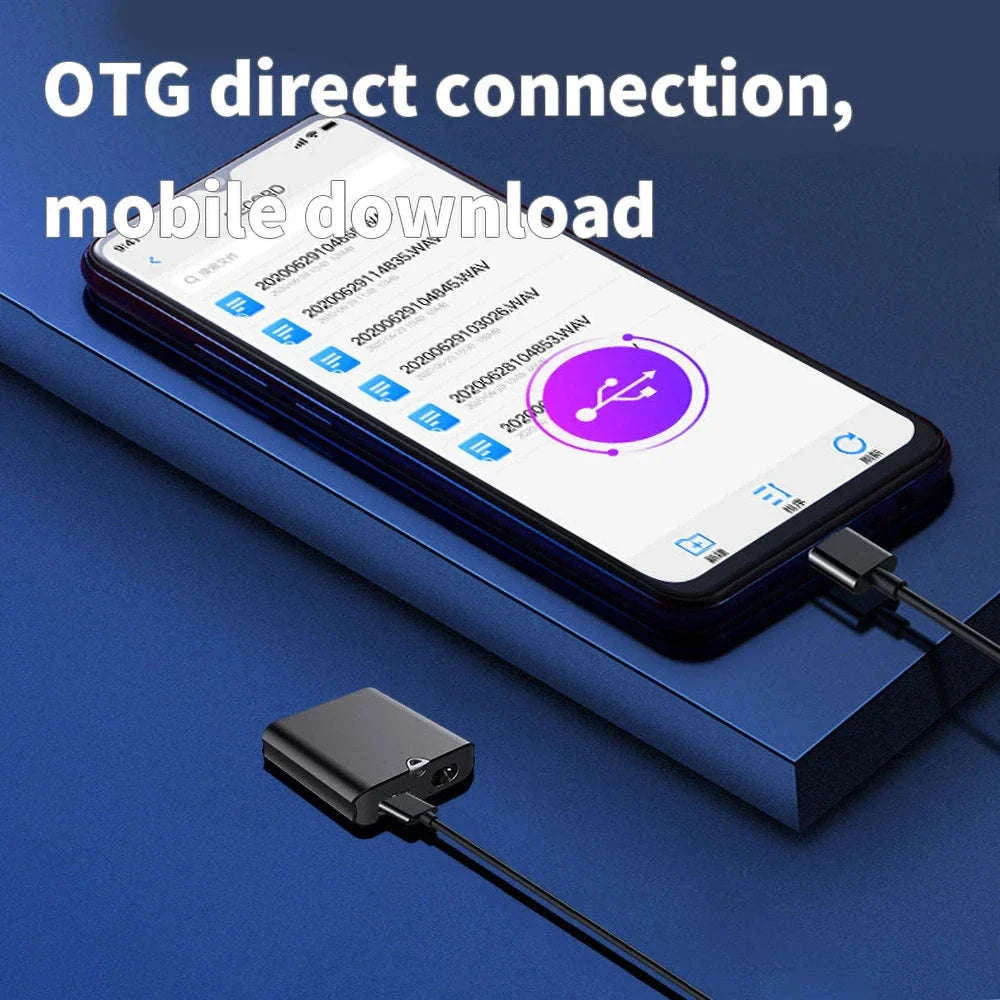 Mini Voice Activated Recorder Q63 USB Audio Recorder 18h Recording